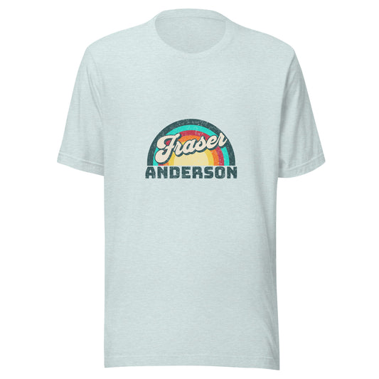 Fraser Anderson rainbow Unisex t-shirt